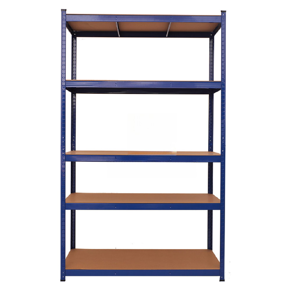 Slotted angle shelving with bolted assembly, cut to size for any space